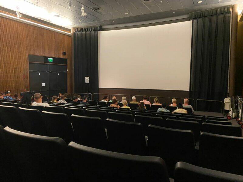 Pearl Harbor Memorial Theater interior.