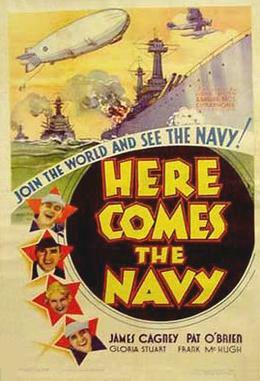 Poster for Here Comes the Navy, starring USS Arizona