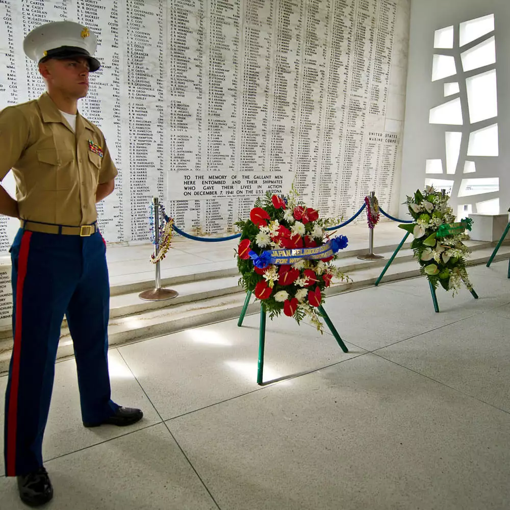 The Wall of Remembrance, USS Arizona Memorial