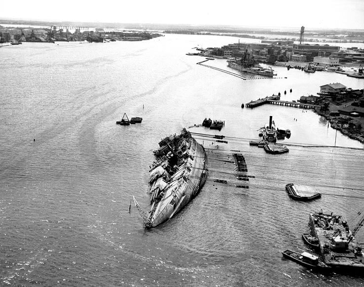 Ships lost at Pearl Harbor