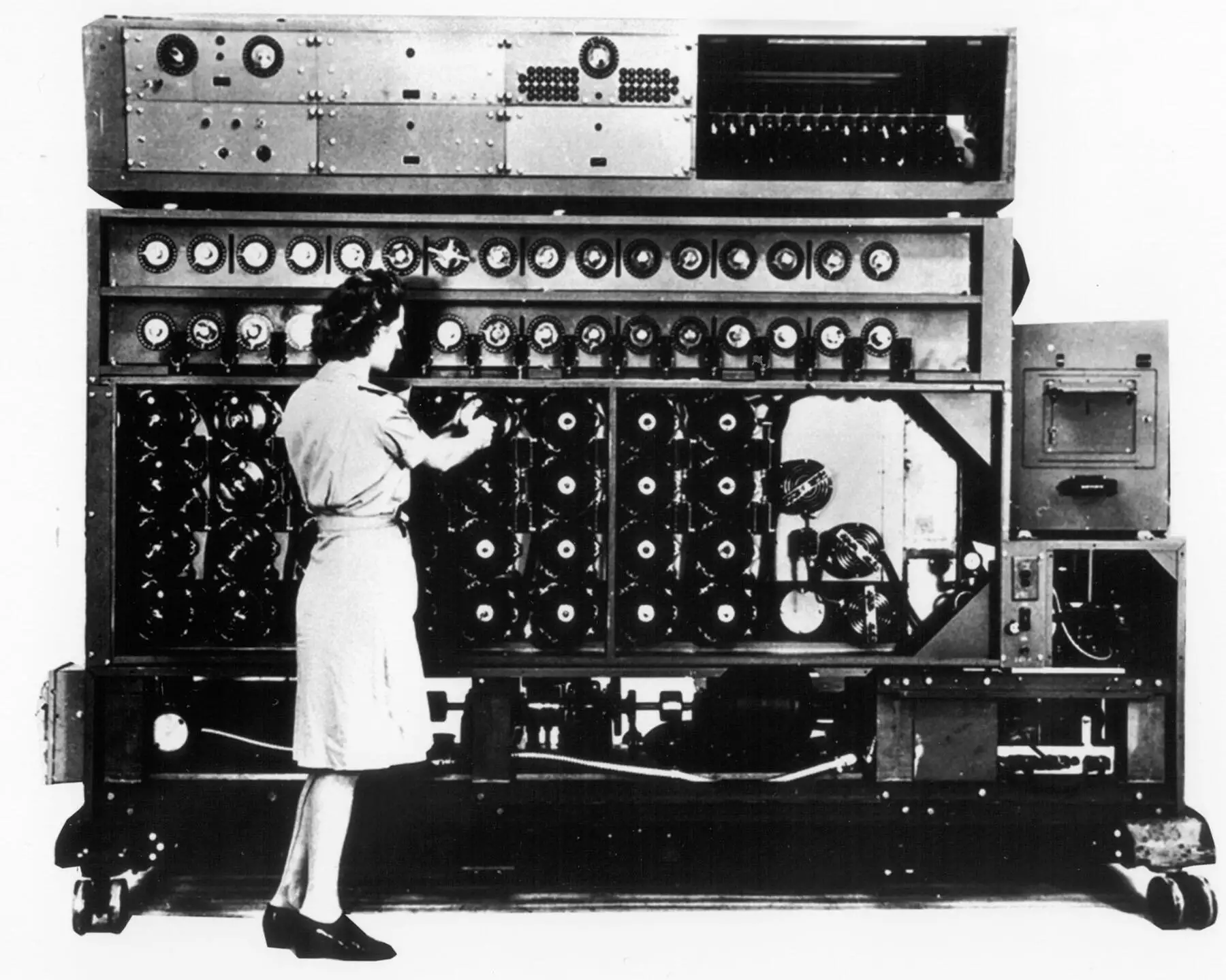 Women often operated codebreaking machines like this one